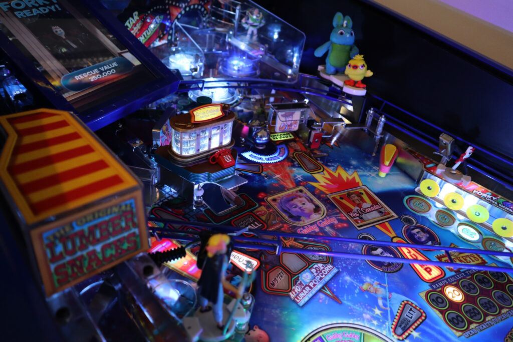Toy Story 4 Sculpted Interactive Curio Cabinet by The Art of Pinball