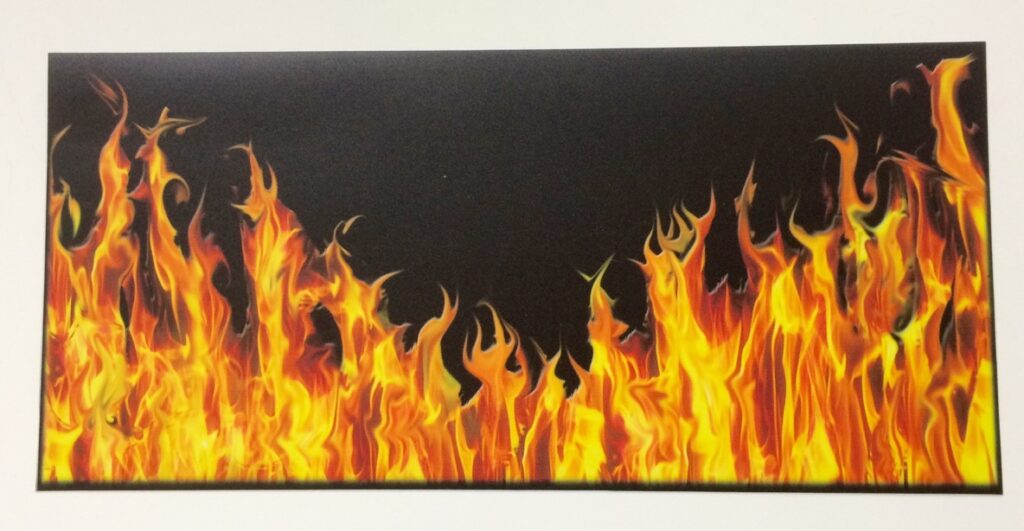 AC/DC Flaming Hot Apron Wrap
