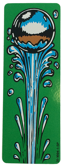 Fish Tales Shooter Plate Decal