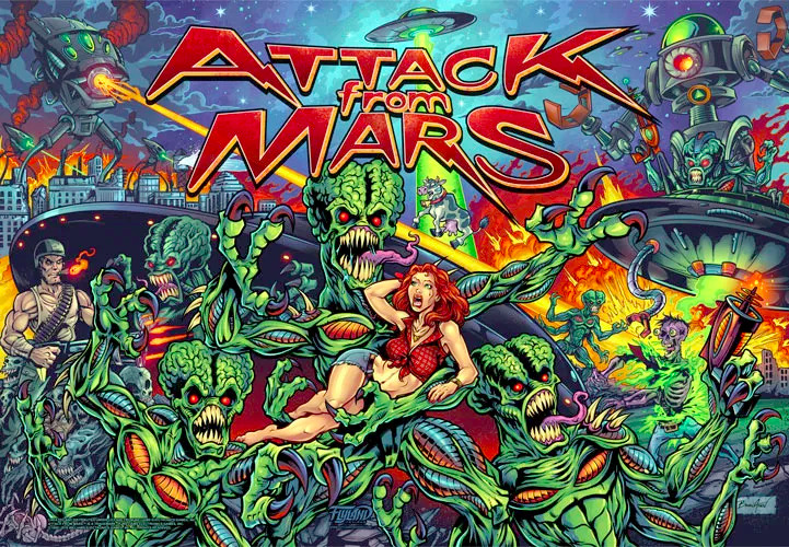 Brian Allen's Attack from Mars Translite