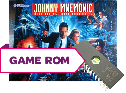Johnny Mnemonic CPU Game Rom BELGIUM