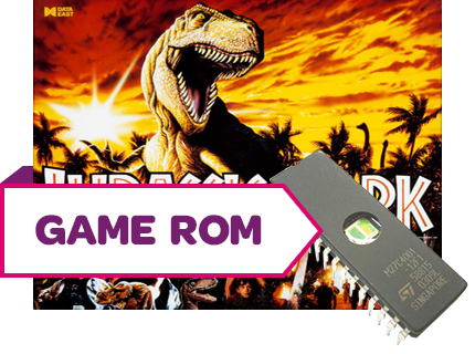 Jurassic Park Game/Display Rom Set (German) - Image 1