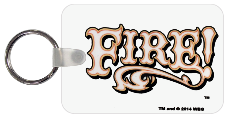 Fire Logo Key Chain