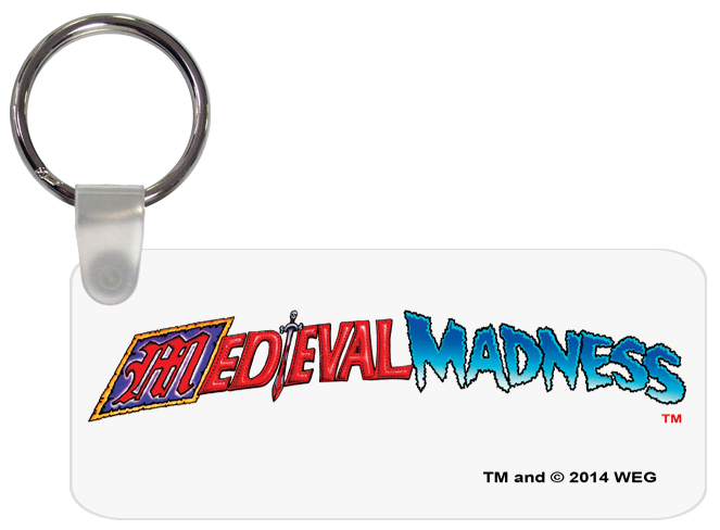 Medieval Madness Logo Key Chain
