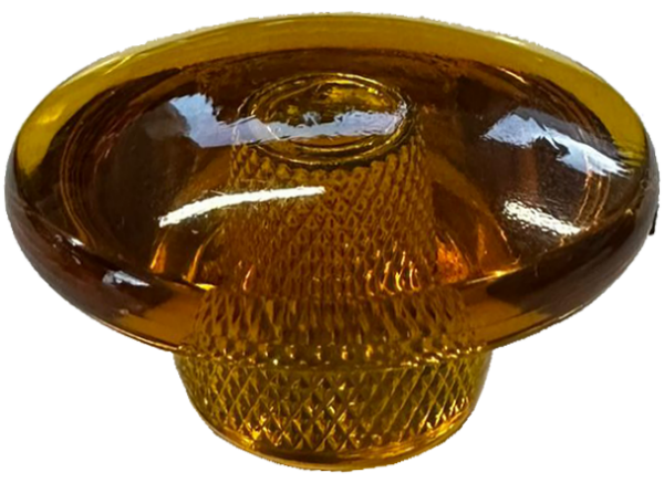 Yellow Transparant Knob with M8 thread