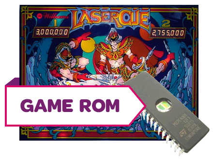 Laser Cue CPU Game Rom Set - Image 1
