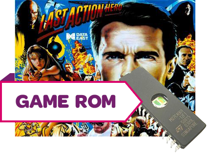 Last Action Hero Game/Display Rom Set (Spain)