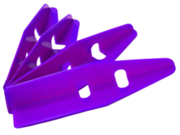 Cabinet Protectors 4 Piece Set Purple