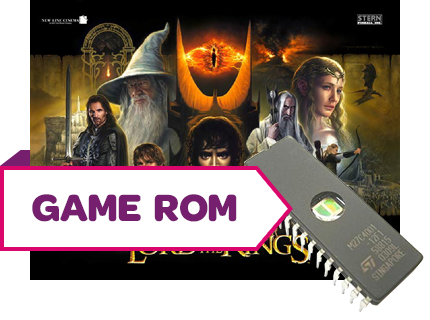 Lord of the Rings Game/Display Rom Set