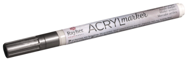 Acryl Marker Small Silver