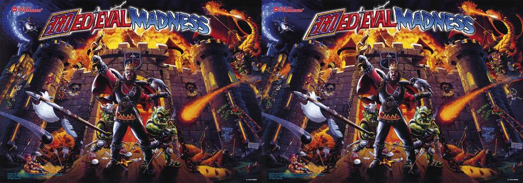 Medieval Madness 3D Translite