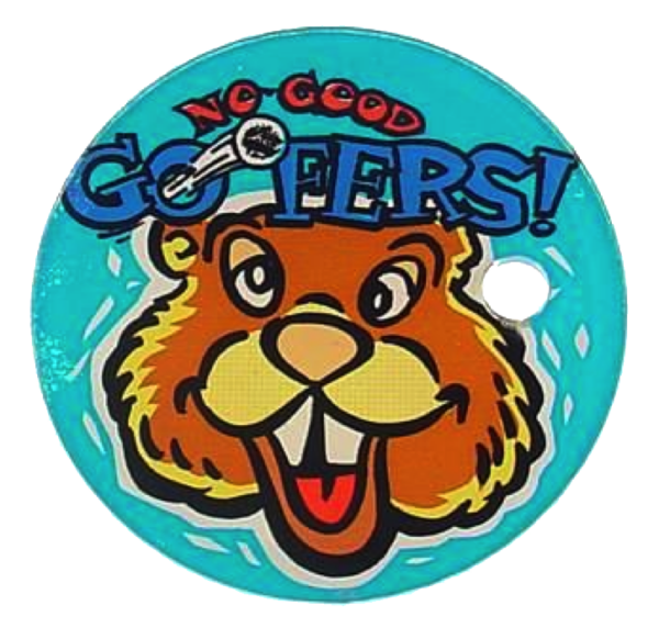 No Good Gofers Plastic Keyfob 1