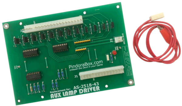 Aux LED/Lamp Driver Board for Bally/Stern (AS-2518-43)