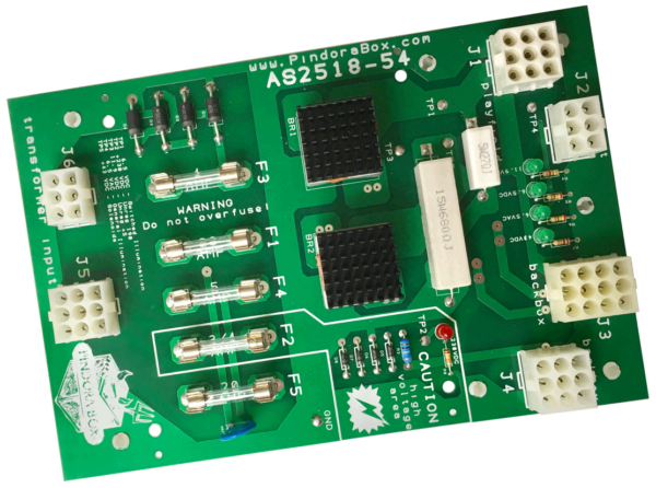 Bally Power/Rectifier Board AS-2518-54