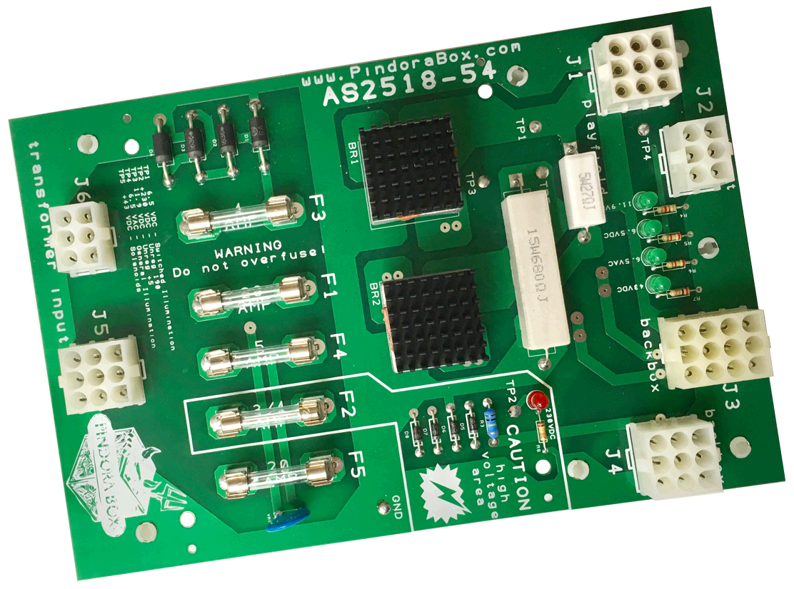 Bally Power/Rectifier Board AS-2518-54 - Image 1