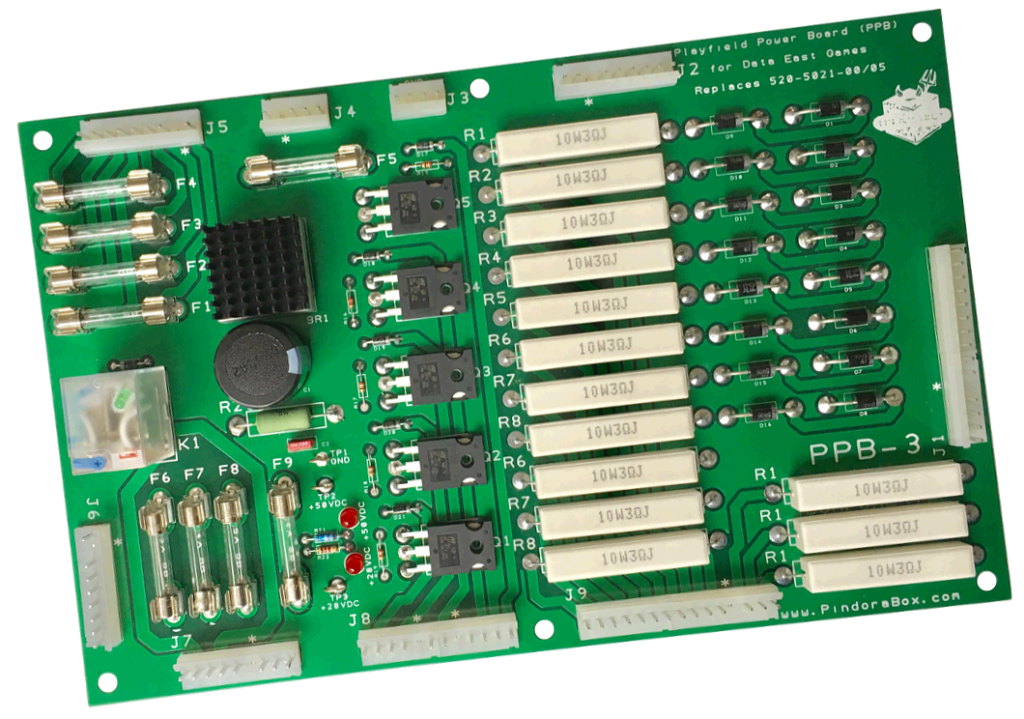 Data East Playfield Power Board 520-5021-00