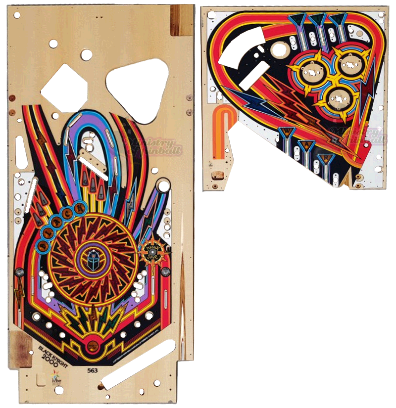 Black Knight 2000 Playfields