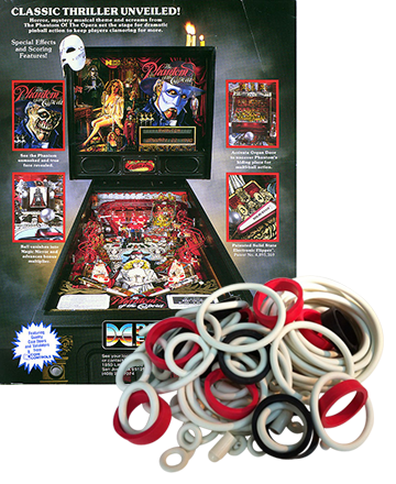Phantom of the Opera Rubber Set
