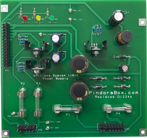 Power supply Williams System 11B/C D-12246