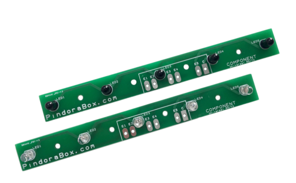 Dr Who 5 Target Opto Board Set A-15431-32