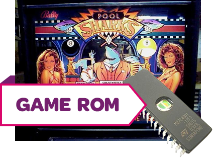 Pool Sharks CPU Game Rom Set