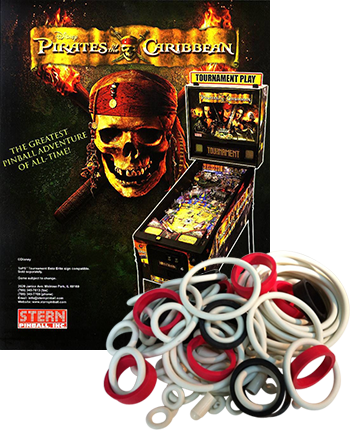 Pirates of the Caribbean Rubberset