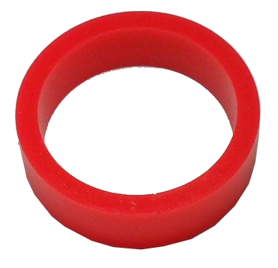 Saturn™ Flipper Ring - FLUORESCENT RED 1.5 Inch x .5 Inch #2 Hardness (Medium) - Image 1