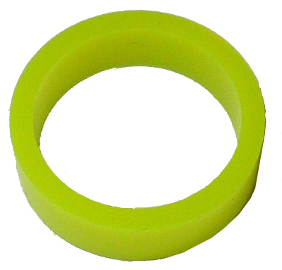 Saturn™ Flipper Ring - FLUORESCENT YELLOW 1.5 Inch x .5 Inch #3 Hardness (Hard) - Image 1
