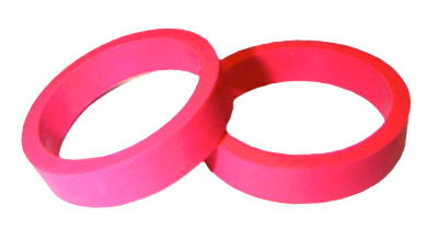 Flipper Rubber 1 1/2" x 1/2" Red