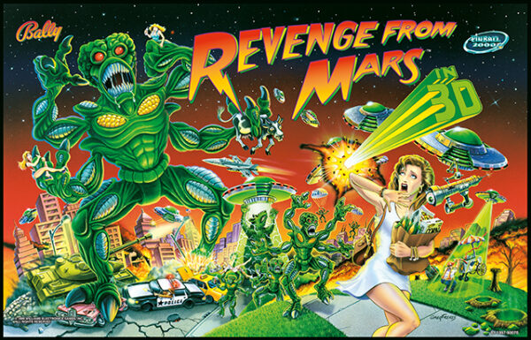 Revenge from Mars 3D Translite