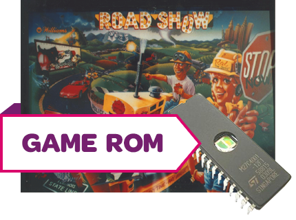 Road Show CPU Game Sound Rom Set (Prototype) - Image 1