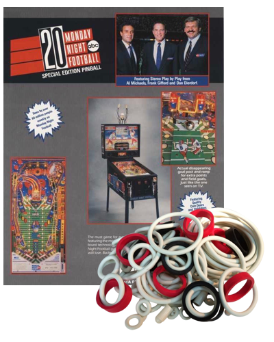 Monday Night Football Rubber Set