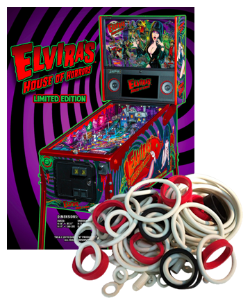 Elvira House of Horrors Rubber Set