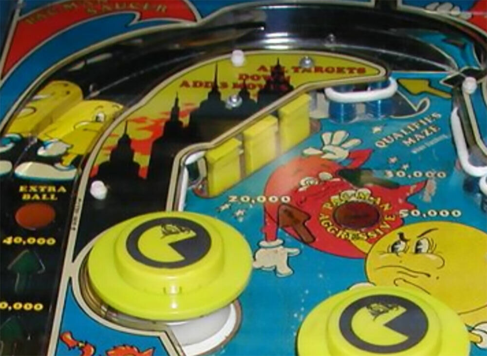 Mr & Mrs Pac Man Drop Target 3 Set