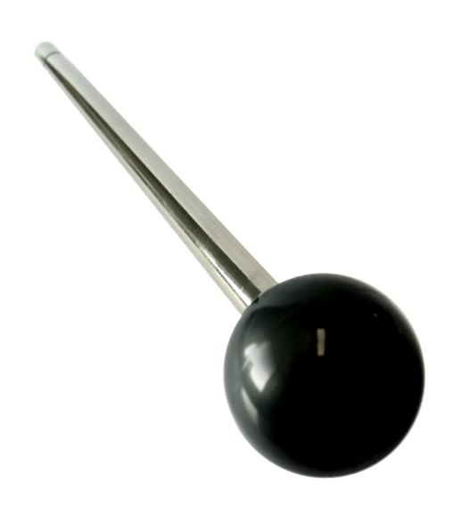 Ball Shooter Rod Black Round Knob + Shaft