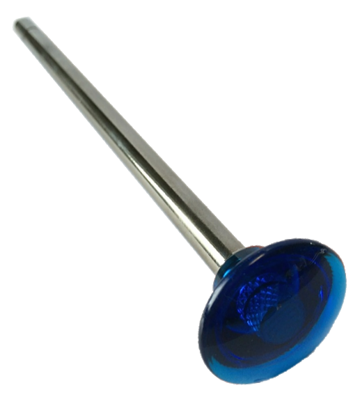 Ball Shooter Rod Transparent Blue Knob