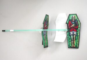 Scared Stiff Illuminated Coffin Decal - Image 2