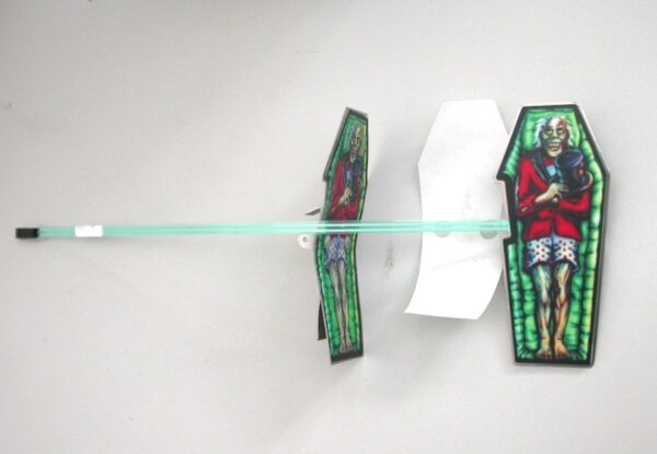Scared Stiff Illuminated Coffin Decal
