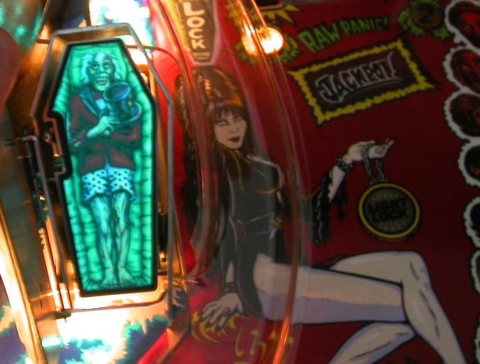 Scared Stiff Illuminated Coffin Decal - Image 1