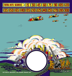 Sky Fighter Backglass