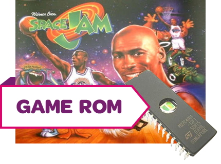Space Jam Game/Display Rom Set German - Image 1
