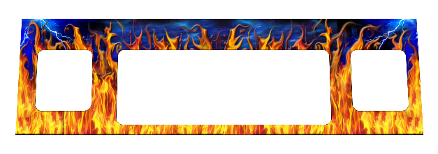 Metallica Speaker Panel Decal Flames
