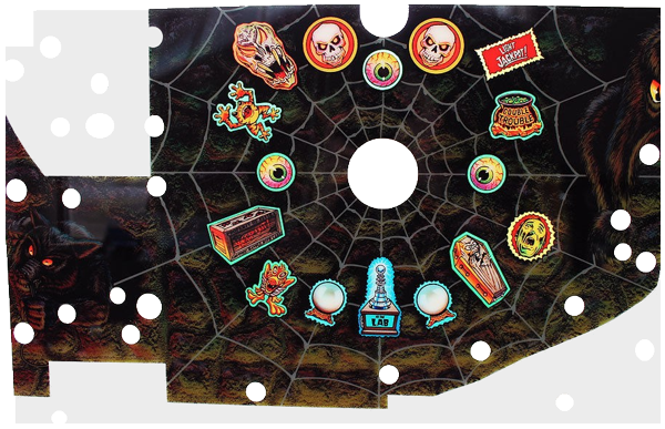 Scared Stiff Backbox Spider Plastic
