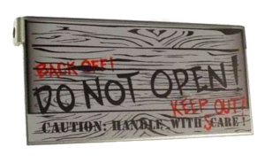 Scared Stiff Crate Door and Decal