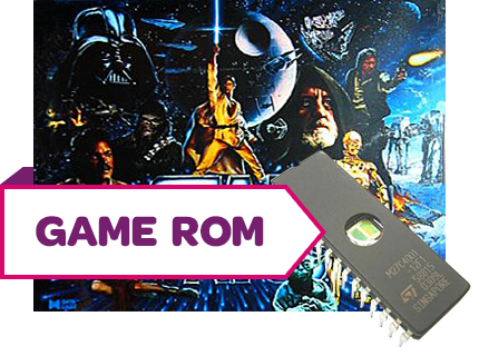 Star Wars Game/Display Rom Set (Germany)