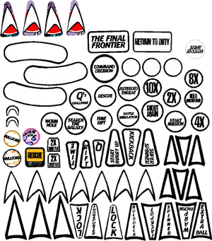 Star Trek TNG Insert Decals