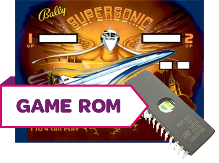 Supersonic CPU Game Rom Set
