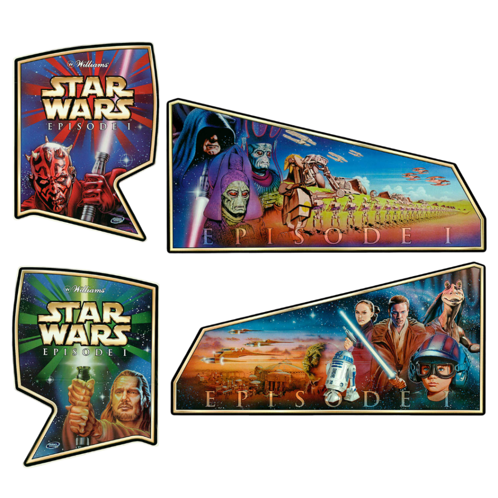 Star Wars Episode 1 Cabinet Decals (Next Gen)