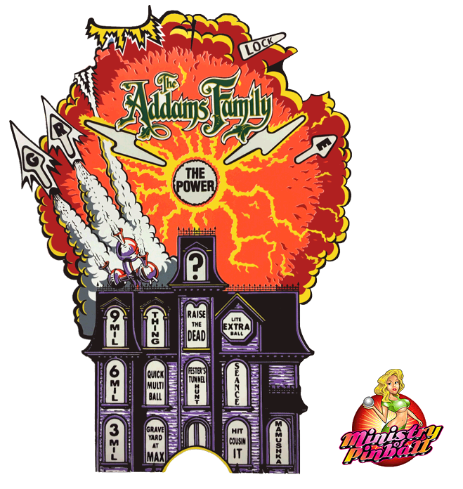 Addams Family Magnet & Mansion Overlay
