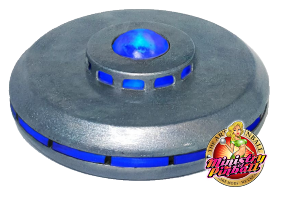 Godzilla Xiliens Flying Saucer Pop Bumper by The Art of Pinball